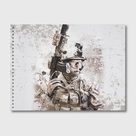 Альбом для рисования с принтом ФСБ Альфа в Тюмени, 100% бумага
 | матовая бумага, плотность 200 мг. | армия | военный | рф | служба | стрелок | структура