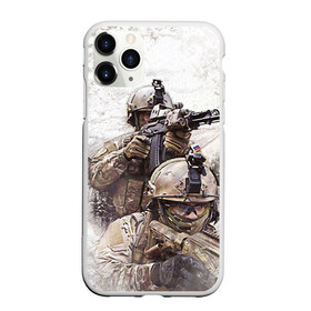 Чехол для iPhone 11 Pro матовый с принтом ФСБ Альфа в Тюмени, Силикон |  | армия | военный | рф | служба | стрелок | структура