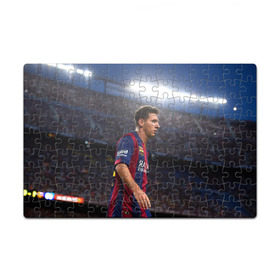 Пазл магнитный 126 элементов с принтом Messi в Тюмени, полимерный материал с магнитным слоем | 126 деталей, размер изделия —  180*270 мм | Тематика изображения на принте: месси