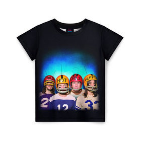 Детская футболка 3D с принтом Red Hot Chili Peppers в Тюмени, 100% гипоаллергенный полиэфир | прямой крой, круглый вырез горловины, длина до линии бедер, чуть спущенное плечо, ткань немного тянется | chili | heavy | hot | metal | peppers | red | rhcp | rock | trash | кидис | метал | рок | хеви | энтони