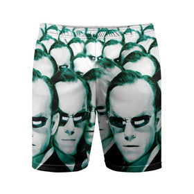 Мужские шорты 3D спортивные с принтом Агент в Тюмени,  |  | Тематика изображения на принте: matrix | агент | матрица | смит
