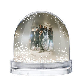 Снежный шар с принтом KoЯn в Тюмени, Пластик | Изображение внутри шара печатается на глянцевой фотобумаге с двух сторон | korn | metal | rock | группы | корн | метал | рок