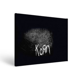 Холст прямоугольный с принтом KoЯn в Тюмени, 100% ПВХ |  | korn | metal | rock | группы | корн | метал | рок