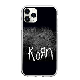 Чехол для iPhone 11 Pro Max матовый с принтом KoЯn в Тюмени, Силикон |  | korn | metal | rock | группы | корн | метал | рок