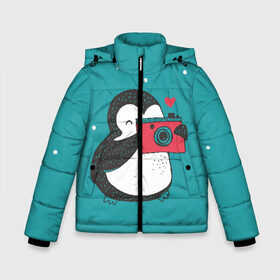 Зимняя куртка для мальчиков 3D с принтом Пингвин с фотоаппаратом в Тюмени, ткань верха — 100% полиэстер; подклад — 100% полиэстер, утеплитель — 100% полиэстер | длина ниже бедра, удлиненная спинка, воротник стойка и отстегивающийся капюшон. Есть боковые карманы с листочкой на кнопках, утяжки по низу изделия и внутренний карман на молнии. 

Предусмотрены светоотражающий принт на спинке, радужный светоотражающий элемент на пуллере молнии и на резинке для утяжки | Тематика изображения на принте: 14 февраля | влюбленные | девушка | день святого валентина | любовь | пара | парень