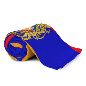 Плед 3D с принтом Герб и флаг Армении в Тюмени, 100% полиэстер | закругленные углы, все края обработаны. Ткань не мнется и не растягивается | armenia | армения | герб | флаг