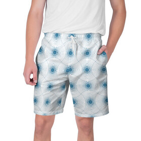 Мужские шорты 3D с принтом Кружево в Тюмени,  полиэстер 100% | прямой крой, два кармана без застежек по бокам. Мягкая трикотажная резинка на поясе, внутри которой широкие завязки. Длина чуть выше колен | Тематика изображения на принте: 