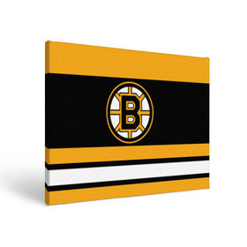 Холст прямоугольный с принтом Boston Bruins в Тюмени, 100% ПВХ |  | Тематика изображения на принте: boston bruins | hockey | nhl | нхл | спорт | хоккей