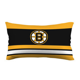 Подушка 3D антистресс с принтом Boston Bruins в Тюмени, наволочка — 100% полиэстер, наполнитель — вспененный полистирол | состоит из подушки и наволочки на молнии | boston bruins | hockey | nhl | нхл | спорт | хоккей