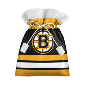 Подарочный 3D мешок с принтом Boston Bruins в Тюмени, 100% полиэстер | Размер: 29*39 см | Тематика изображения на принте: boston bruins | hockey | nhl | нхл | спорт | хоккей