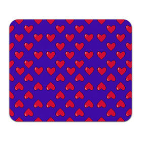 Коврик прямоугольный с принтом Пиксельная любовь в Тюмени, натуральный каучук | размер 230 х 185 мм; запечатка лицевой стороны | Тематика изображения на принте: 14 февраля | love | влюбленный | любовь | рисунок | сердечки | сердечко | сердце