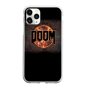 Чехол для iPhone 11 Pro матовый с принтом Doom в Тюмени, Силикон |  | doom | game | гибель | дум | игра | игры | обреченность | шутер