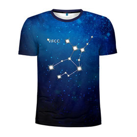 Мужская футболка 3D спортивная с принтом Дева в Тюмени, 100% полиэстер с улучшенными характеристиками | приталенный силуэт, круглая горловина, широкие плечи, сужается к линии бедра | дева | звезда | звезды | знак зодиака | космос | созвездие