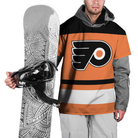 Накидка на куртку 3D с принтом Philadelphia Flyers в Тюмени, 100% полиэстер |  | Тематика изображения на принте: hockey | nhl | philadelphia flyers | нхл | хоккей