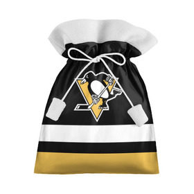 Подарочный 3D мешок с принтом Pittsburgh Penguins в Тюмени, 100% полиэстер | Размер: 29*39 см | hockey | nhl | pittsburgh penguins | нхл | хоккей
