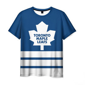 Мужская футболка 3D с принтом Toronto Maple Leafs в Тюмени, 100% полиэфир | прямой крой, круглый вырез горловины, длина до линии бедер | hockey | nhl | toronto maple leafs | нхл | хоккей