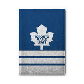 Обложка для автодокументов с принтом Toronto Maple Leafs в Тюмени, натуральная кожа |  размер 19,9*13 см; внутри 4 больших “конверта” для документов и один маленький отдел — туда идеально встанут права | Тематика изображения на принте: hockey | nhl | toronto maple leafs | нхл | хоккей