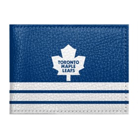Обложка для студенческого билета с принтом Toronto Maple Leafs в Тюмени, натуральная кожа | Размер: 11*8 см; Печать на всей внешней стороне | hockey | nhl | toronto maple leafs | нхл | хоккей