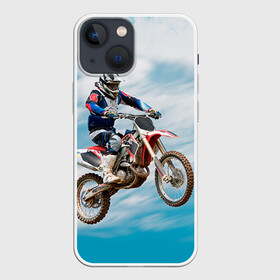 Чехол для iPhone 13 mini с принтом Эндуро в Тюмени,  |  | Тематика изображения на принте: extreme | мото | мотокросс | мотоцикл | экстрим