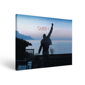 Холст прямоугольный с принтом Queen в Тюмени, 100% ПВХ |  | freddie | heavy | mercury | metal | queen | rock | квин | куин | меркури | меркюри | метал | рок | фредди меркьюри | фреди | хэви