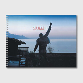 Альбом для рисования с принтом Queen в Тюмени, 100% бумага
 | матовая бумага, плотность 200 мг. | freddie | heavy | mercury | metal | queen | rock | квин | куин | меркури | меркюри | метал | рок | фредди меркьюри | фреди | хэви
