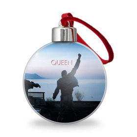 Ёлочный шар с принтом Queen в Тюмени, Пластик | Диаметр: 77 мм | freddie | heavy | mercury | metal | queen | rock | квин | куин | меркури | меркюри | метал | рок | фредди меркьюри | фреди | хэви