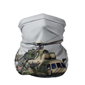 Бандана-труба 3D с принтом МИ 8 в Тюмени, 100% полиэстер, ткань с особыми свойствами — Activecool | плотность 150‒180 г/м2; хорошо тянется, но сохраняет форму | авиация | армия | ввс | вертолет | военная техника | ми 8 | ударный