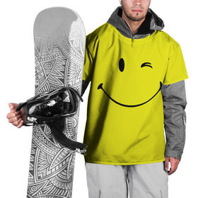 Накидка на куртку 3D с принтом Смайл в Тюмени, 100% полиэстер |  | emoji | smile | жёлтый | смайл | смайлик | улыбка | эмодзи | эмоции