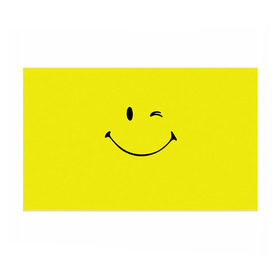 Бумага для упаковки 3D с принтом Смайл в Тюмени, пластик и полированная сталь | круглая форма, металлическое крепление в виде кольца | emoji | smile | жёлтый | смайл | смайлик | улыбка | эмодзи | эмоции
