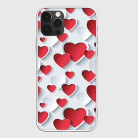 Чехол для iPhone 12 Pro Max с принтом Сердца в Тюмени, Силикон |  | день святого валентина | любовь | сердца