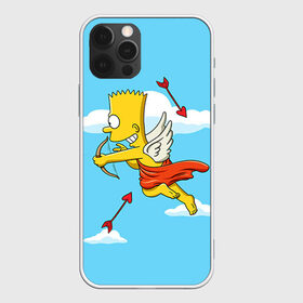 Чехол для iPhone 12 Pro Max с принтом Барт амур в Тюмени, Силикон |  | 14 февраля | simpsons | барт | день влюбленных | день святого валентина | купидон | любовь | подарок. love | симпсоны