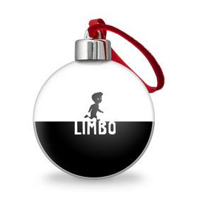Ёлочный шар с принтом Limbo в Тюмени, Пластик | Диаметр: 77 мм | limbo | игра | лимбо | мальчик