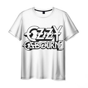 Мужская футболка 3D с принтом Ozzy Osbourne в Тюмени, 100% полиэфир | прямой крой, круглый вырез горловины, длина до линии бедер | ozzy rock