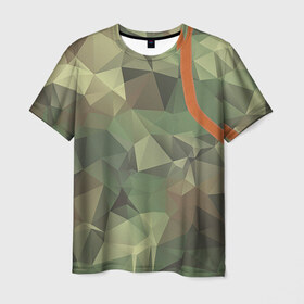 Мужская футболка 3D с принтом АКСУ 1 в Тюмени, 100% полиэфир | прямой крой, круглый вырез горловины, длина до линии бедер | 23 февраля | автомат | ак | аксу | крутой | оружие | подарок мужчине | прикол | пушка