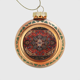 Стеклянный ёлочный шар с принтом Красивый ковер в Тюмени, Стекло | Диаметр: 80 мм | ковер | настенный ковер