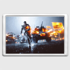Магнит 45*70 с принтом Battlefield 4 в Тюмени, Пластик | Размер: 78*52 мм; Размер печати: 70*45 | 