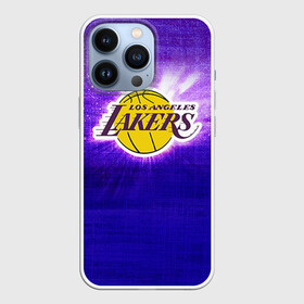 Чехол для iPhone 13 Pro с принтом Los Angeles Lakers в Тюмени,  |  | basketball | la | lakers | los angeles | nba | баскет | баскетбол | баскетбольный | лейкерс | нба | спорт