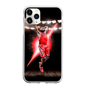 Чехол для iPhone 11 Pro матовый с принтом Бросок в Тюмени, Силикон |  | Тематика изображения на принте: basketball | nba | баскет | баскетбол | баскетбольный | нба | спорт