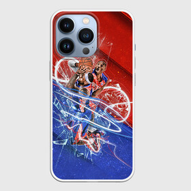 Чехол для iPhone 13 Pro с принтом Игра баскетбол в Тюмени,  |  | basketball | nba | нба