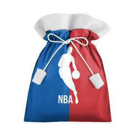 Подарочный 3D мешок с принтом Эмблема NBA в Тюмени, 100% полиэстер | Размер: 29*39 см | Тематика изображения на принте: basketball | nba | баскет | баскетбол | баскетбольный | нба | спорт | эмблема