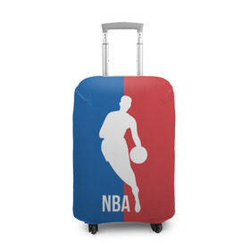 Чехол для чемодана 3D с принтом Эмблема NBA в Тюмени, 86% полиэфир, 14% спандекс | двустороннее нанесение принта, прорези для ручек и колес | basketball | nba | баскет | баскетбол | баскетбольный | нба | спорт | эмблема
