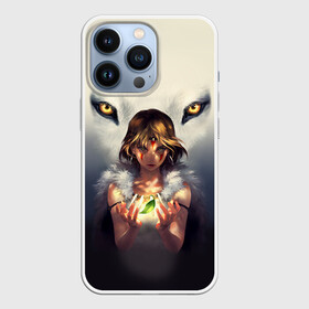 Чехол для iPhone 13 Pro с принтом Мононоке и глаза в Тюмени,  |  | волк | классика | лес | мононоке | фэнтези | хидео | хит