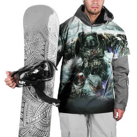 Накидка на куртку 3D с принтом Терминатор в Тюмени, 100% полиэстер |  | Тематика изображения на принте: 40000 | 40k | terminator | warhammer | броня | вархаммер | ваха | терминатор