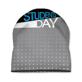 Шапка 3D с принтом День студента в Тюмени, 100% полиэстер | универсальный размер, печать по всей поверхности изделия | student | день студента | студент | студенчество | татьянин день | универ
