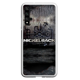 Чехол для Honor 20 с принтом Nickelback в Тюмени, Силикон | Область печати: задняя сторона чехла, без боковых панелей | nickelback | группа | никельбэк | рок