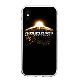 Чехол для iPhone XS Max матовый с принтом Nickelback в Тюмени, Силикон | Область печати: задняя сторона чехла, без боковых панелей | nickelback | группа | никельбэк | рок