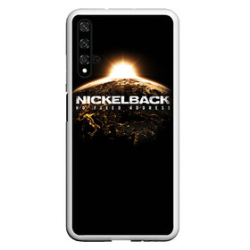 Чехол для Honor 20 с принтом Nickelback в Тюмени, Силикон | Область печати: задняя сторона чехла, без боковых панелей | nickelback | группа | никельбэк | рок