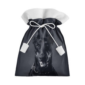 Подарочный 3D мешок с принтом Доберман в Тюмени, 100% полиэстер | Размер: 29*39 см | доберман | животное | порода | собака