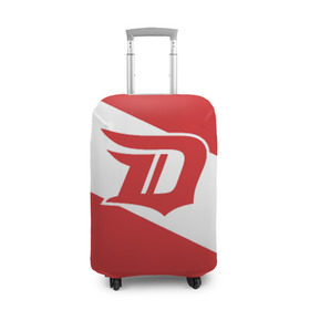 Чехол для чемодана 3D с принтом Detroit Red Wings D в Тюмени, 86% полиэфир, 14% спандекс | двустороннее нанесение принта, прорези для ручек и колес | detroit red wings | hockey | nhl | нхл | спорт | хоккей