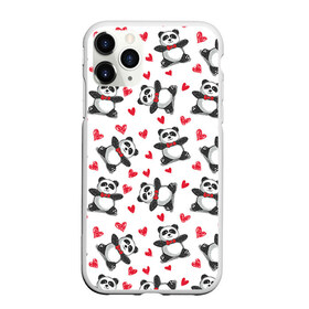Чехол для iPhone 11 Pro Max матовый с принтом Панда и любовь в Тюмени, Силикон |  | 14 февраля | bears | love | love you | валентин | влюбленные | день святого валентина | лав | любовь | медведб | медведи | мишки | подарок девушке | подарок парню